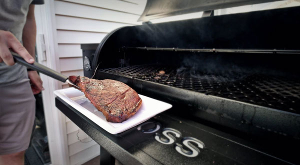 How long to cook steak on pellet grill
