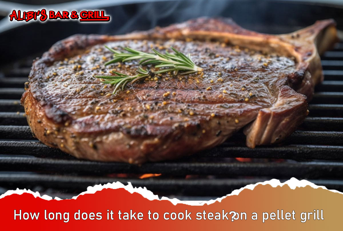 How long to cook steak on pellet grill