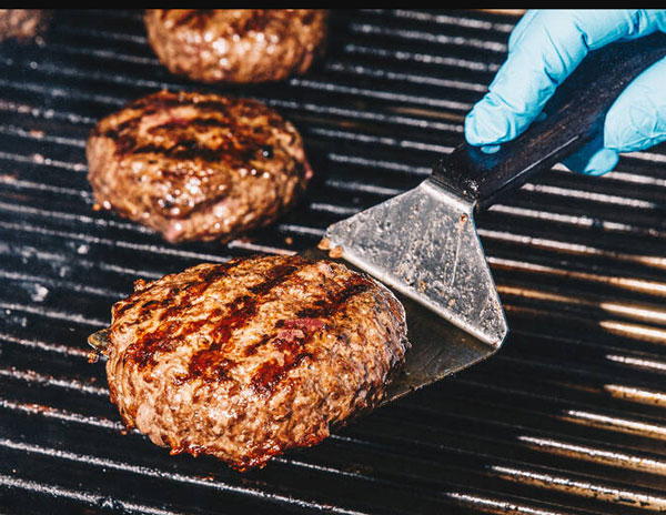 How long to grill burgers at 350