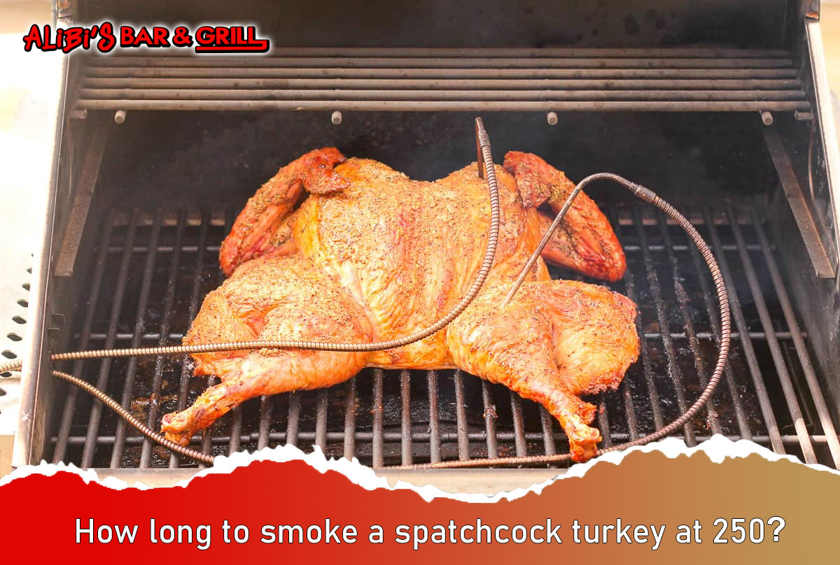 How long to smoke a spatchcock turkey at 250 degrees