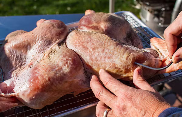 How long to smoke a spatchcock turkey at 275?