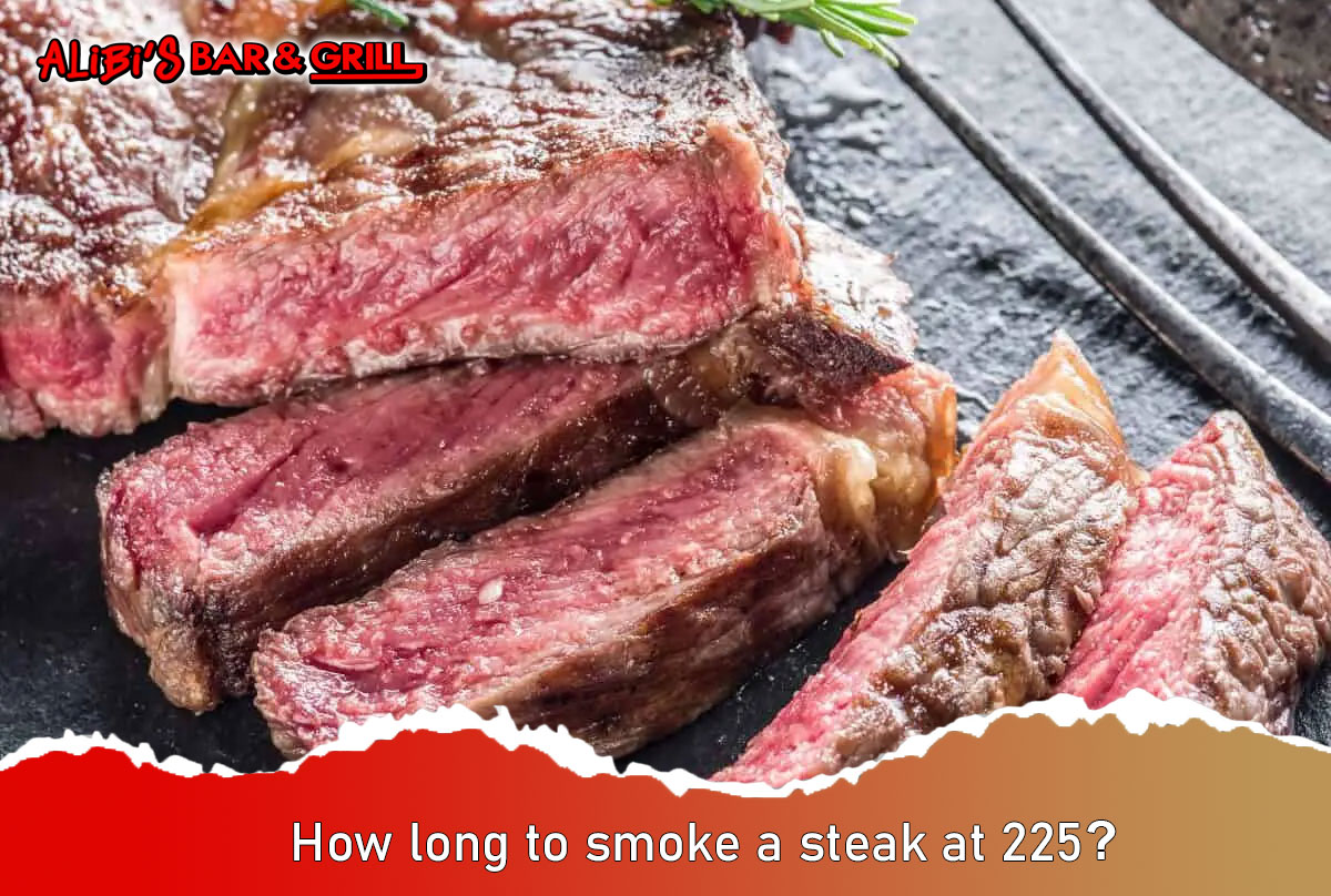 How long to smoke a steak at 225?