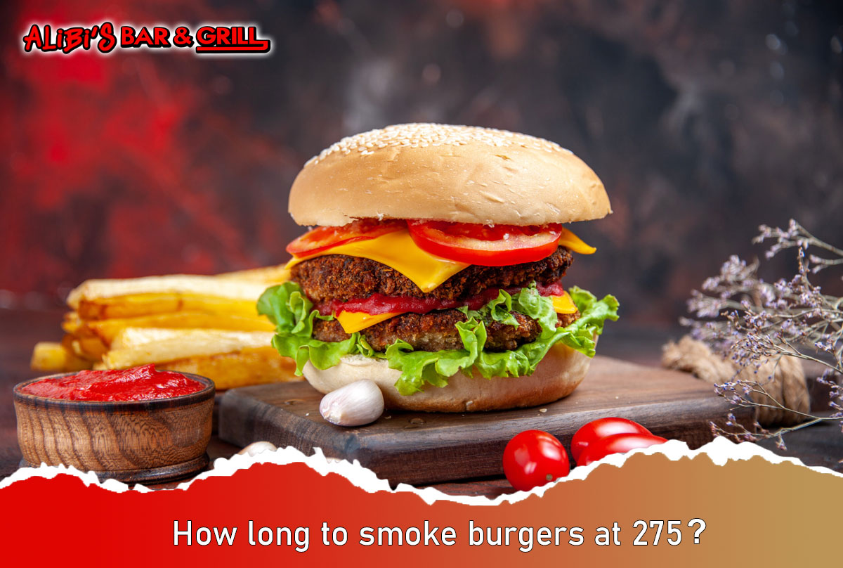 How long to smoke burgers at 275