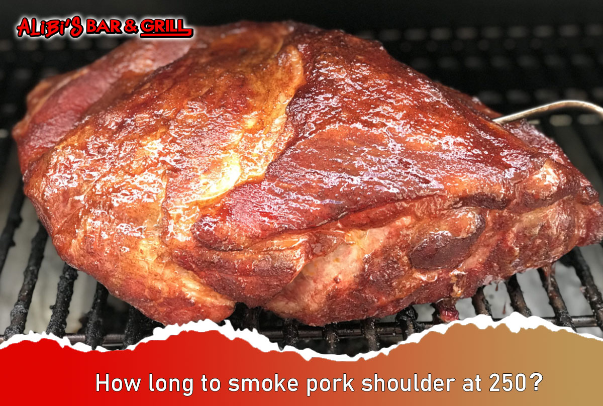 How long to smoke pork shoulder at 250?