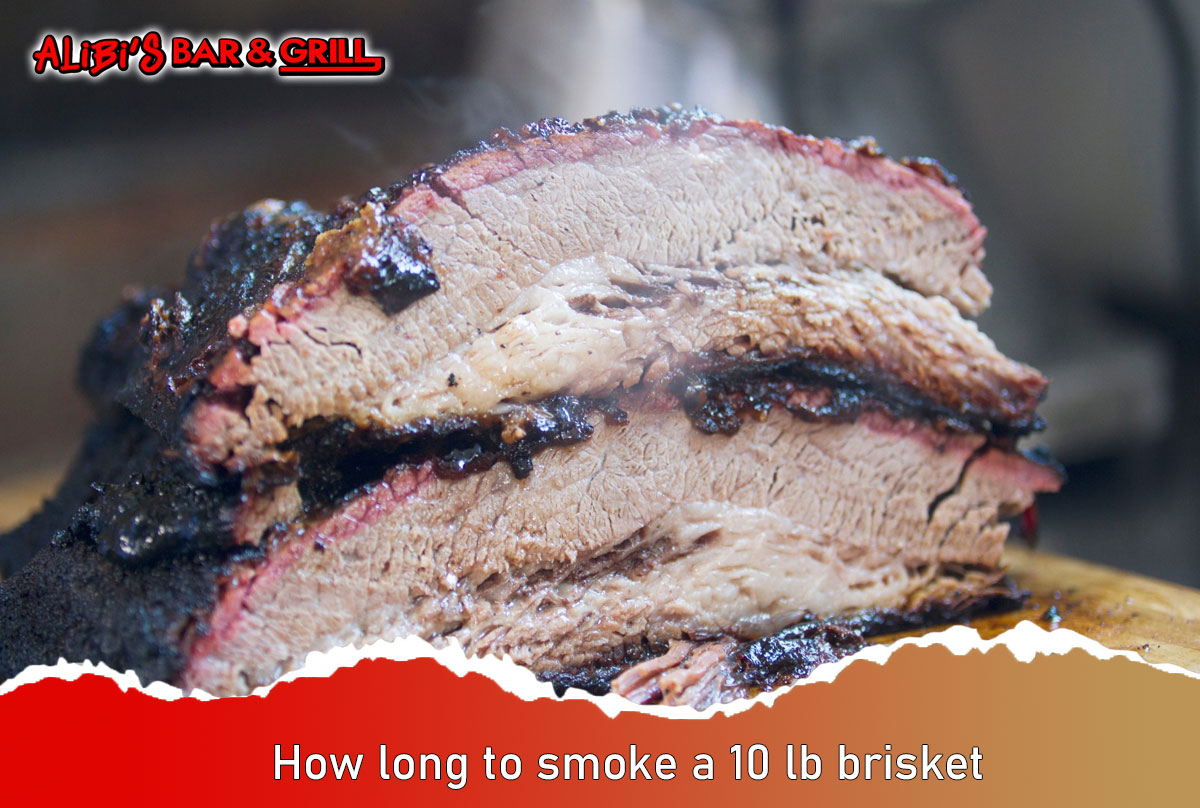 How long to smoke a 10 lb brisket