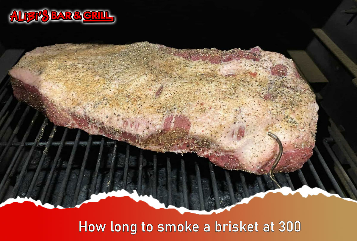 How long to smoke a brisket at 300